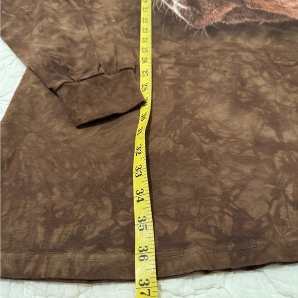THE MOUNTAIN VINTAGE 2013 TIE DYE BROWN CHOCOLATE LAB LING SLEEVE T SHIRT SZ 3XL - Picture 6 of 10